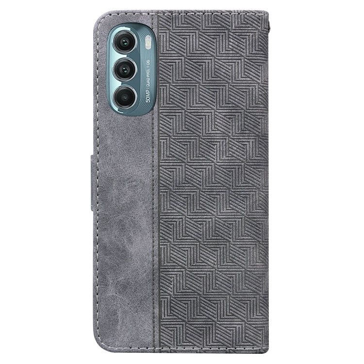 For Motorola Moto G Stylus 5G 2022 Geometric Embossed Leather Phone Case