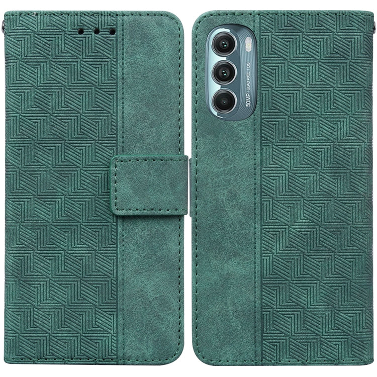 For Motorola Moto G Stylus 5G 2022 Geometric Embossed Leather Phone Case