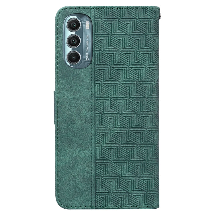 For Motorola Moto G Stylus 5G 2022 Geometric Embossed Leather Phone Case