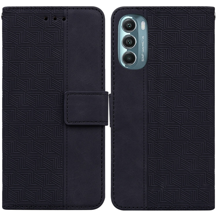 For Motorola Moto G Stylus 5G 2022 Geometric Embossed Leather Phone Case