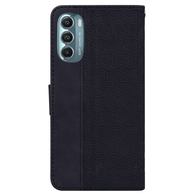 For Motorola Moto G Stylus 5G 2022 Geometric Embossed Leather Phone Case