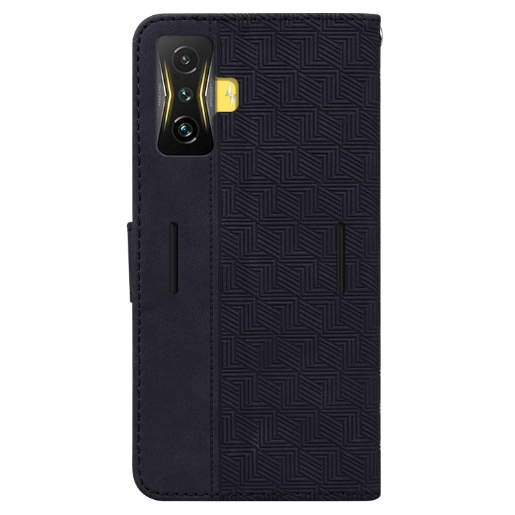 For Xiaomi Poco F4 GT / Redmi K50 Gaming Geometric Embossed Leather Phone Case