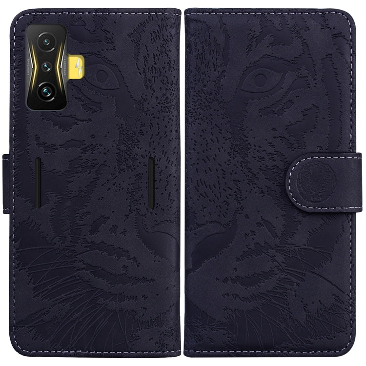 For Xiaomi Poco F4 GT / Redmi K50 Gaming Tiger Embossing Pattern Horizontal Flip Leather Phone Case