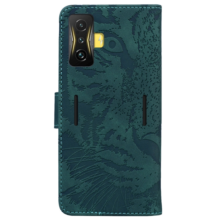 For Xiaomi Poco F4 GT / Redmi K50 Gaming Tiger Embossing Pattern Horizontal Flip Leather Phone Case