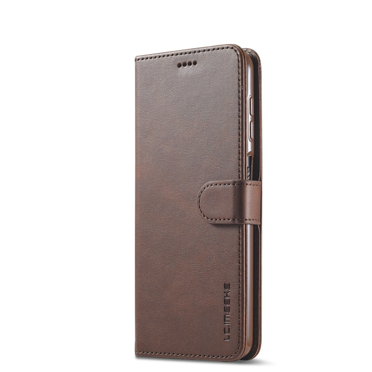 For Samsung Galaxy M53 5G LC.IMEEKE Calf Texture Leather Phone Case