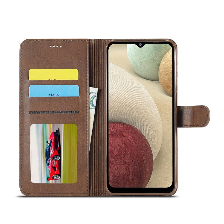 For Samsung Galaxy M53 5G LC.IMEEKE Calf Texture Leather Phone Case