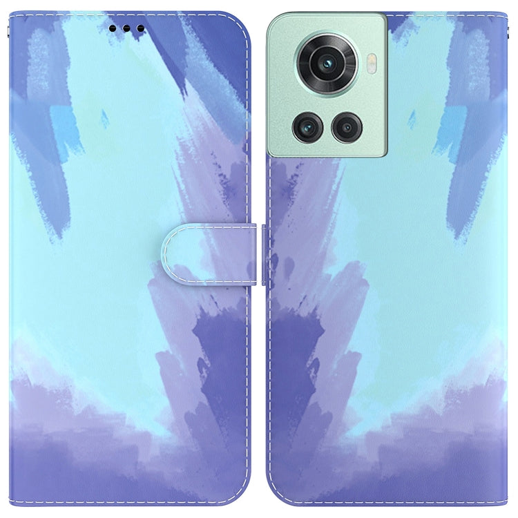 For OnePlus 10R / Ace Watercolor Pattern Leather Phone Case