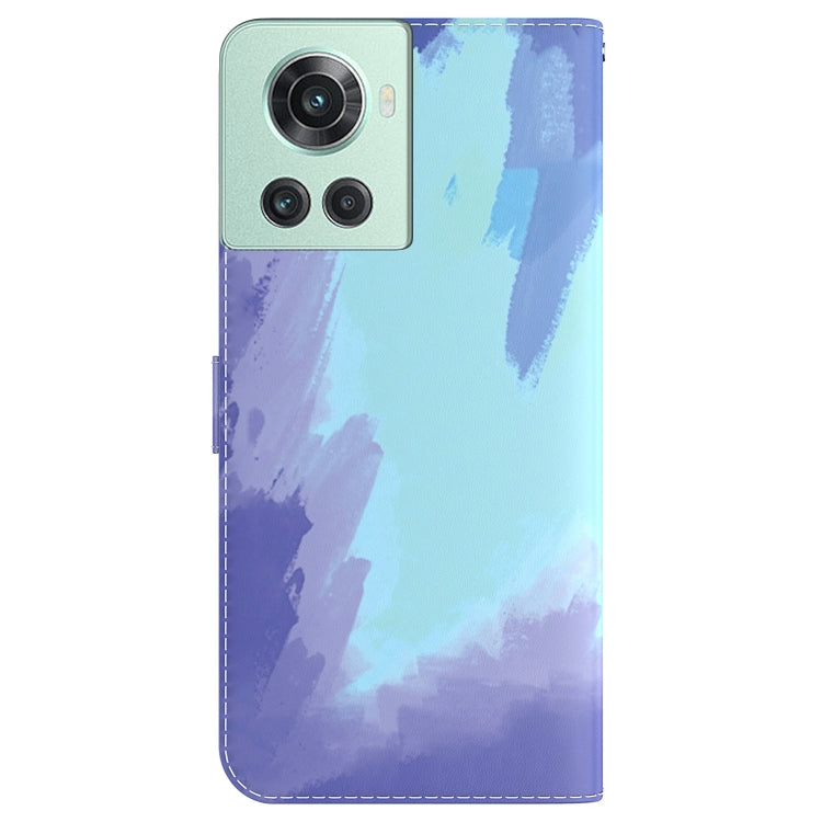 For OnePlus 10R / Ace Watercolor Pattern Leather Phone Case