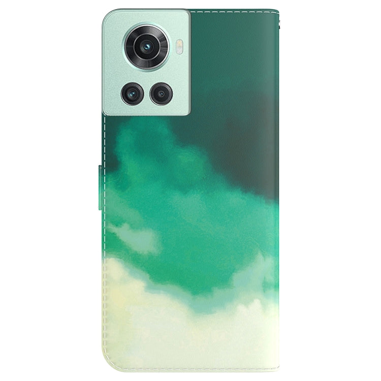 For OnePlus 10R / Ace Watercolor Pattern Leather Phone Case