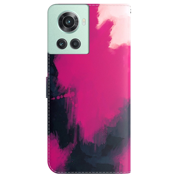 For OnePlus 10R / Ace Watercolor Pattern Leather Phone Case