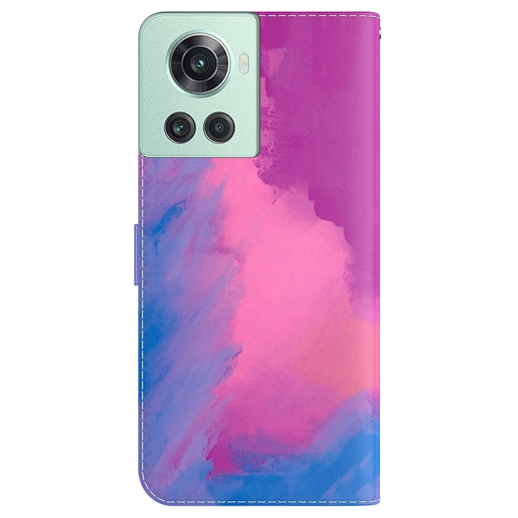 For OnePlus 10R / Ace Watercolor Pattern Leather Phone Case