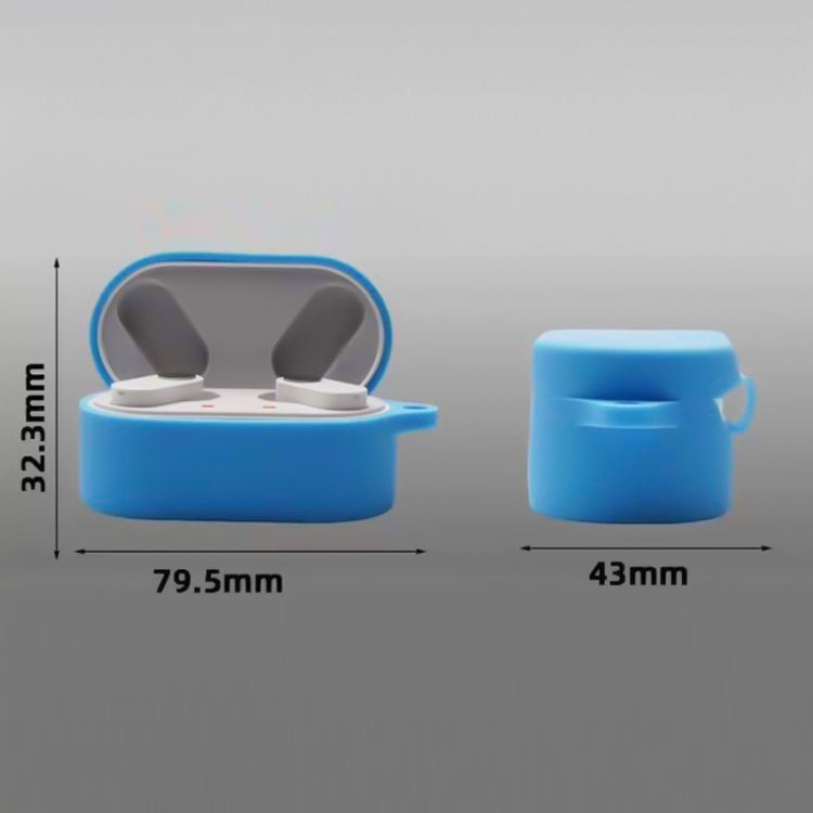 For OnePlus Buds N Wireless Earphone Silicone Protective Case with Hook