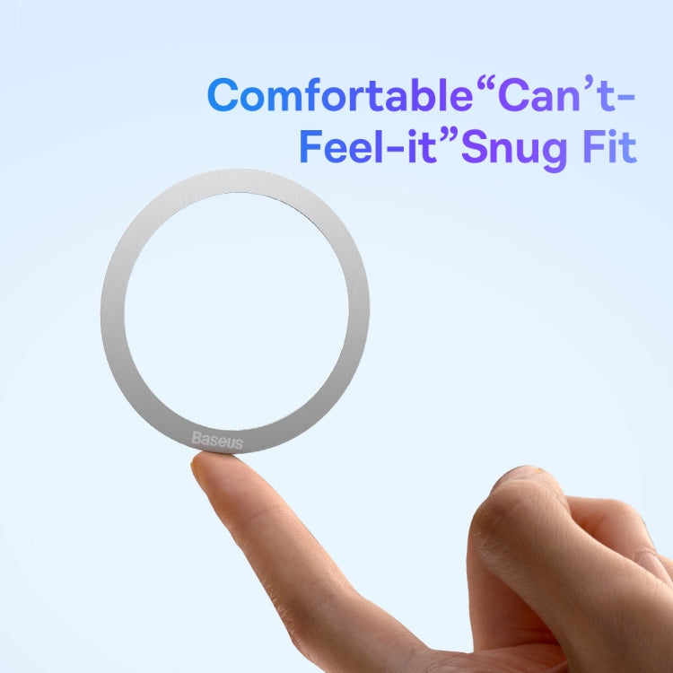 2 PCS / Set Baseus Halo Series Metal Magnetic Sheet Ring