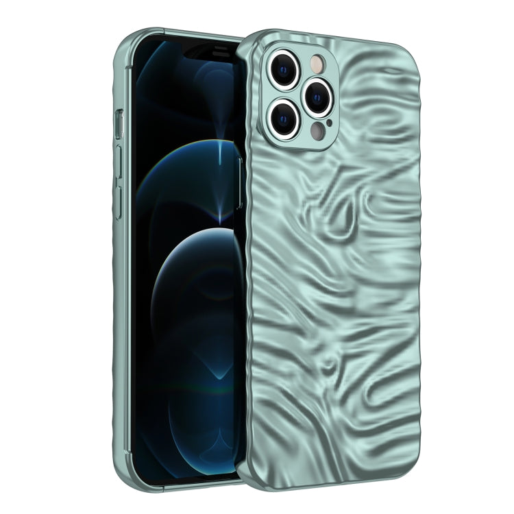 For iPhone 12 Pro Wave Electroplating TPU Phone Case