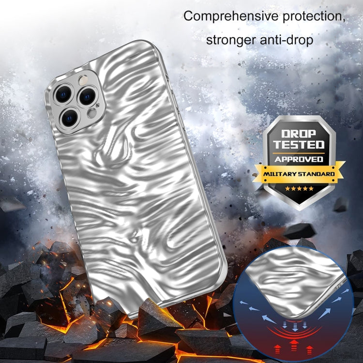 For iPhone 12 Pro Wave Electroplating TPU Phone Case
