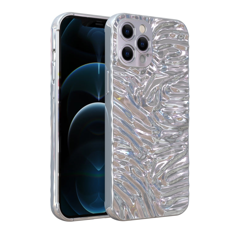For iPhone 12 Pro Wave Electroplating TPU Phone Case