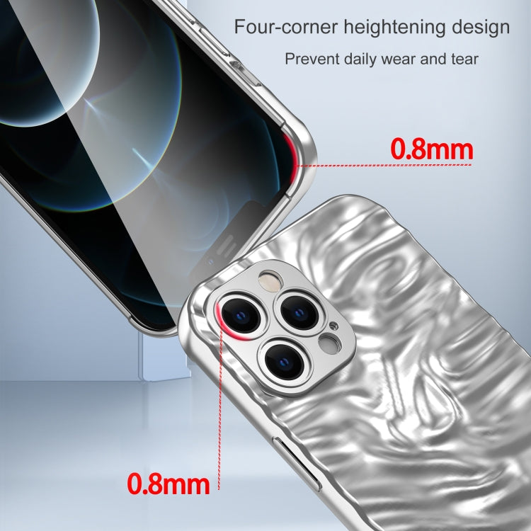 For iPhone 12 Pro Max Wave Electroplating TPU Phone Case