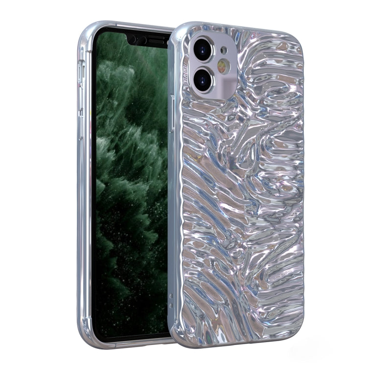 For iPhone 11 Wave Electroplating TPU Phone Case