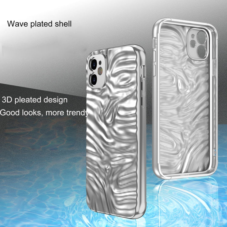 For iPhone 11 Wave Electroplating TPU Phone Case