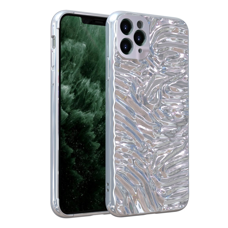 For iPhone 11 Pro Max Wave Electroplating TPU Phone Case