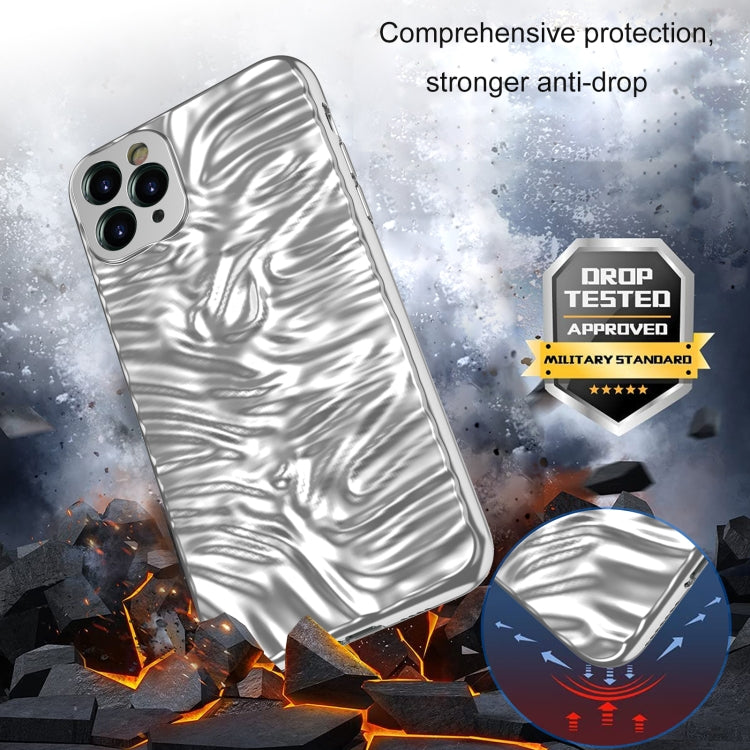 For iPhone 11 Pro Max Wave Electroplating TPU Phone Case