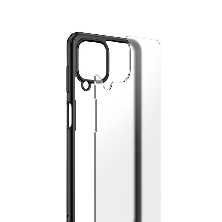 For Samsung Galaxy M33 Four-corner Shockproof TPU + PC Phone Case(Blue)