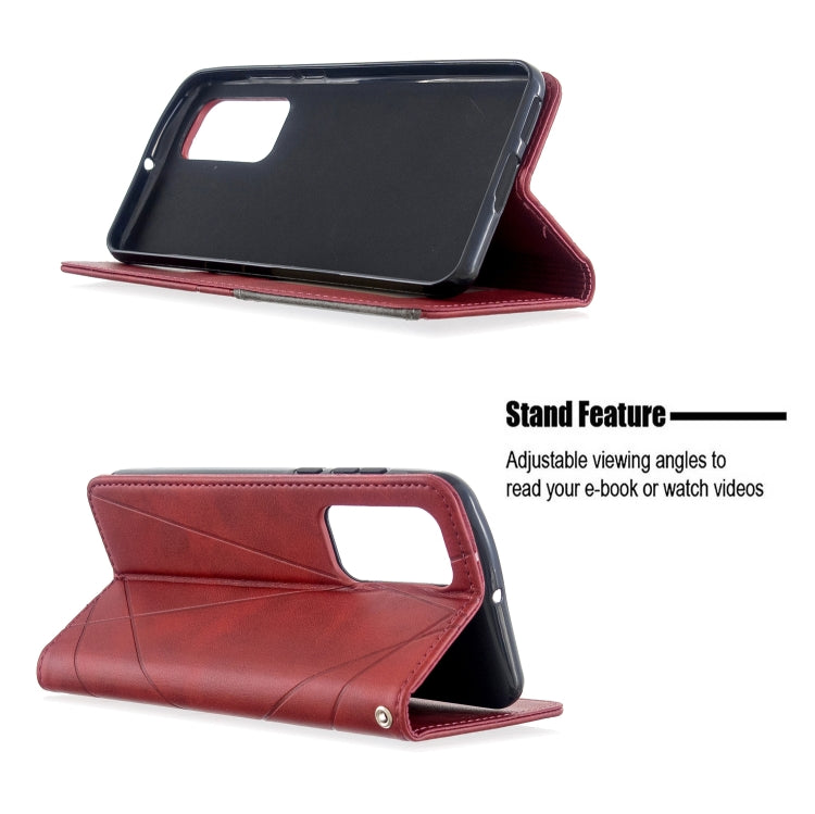 For Huawei P40 Rhombus Texture Horizontal Flip Magnetic Leather Case with Holder & Card Slots & Wallet
