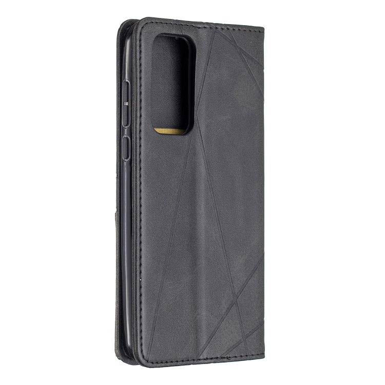 For Huawei P40 Rhombus Texture Horizontal Flip Magnetic Leather Case with Holder & Card Slots & Wallet