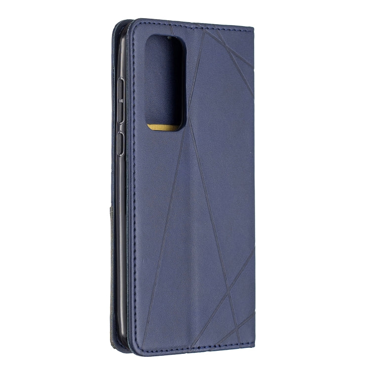 For Huawei P40 Rhombus Texture Horizontal Flip Magnetic Leather Case with Holder & Card Slots & Wallet