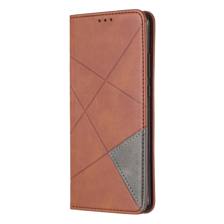 For Huawei P40 Pro Rhombus Texture Horizontal Flip Magnetic Leather Case with Holder & Card Slots & Wallet
