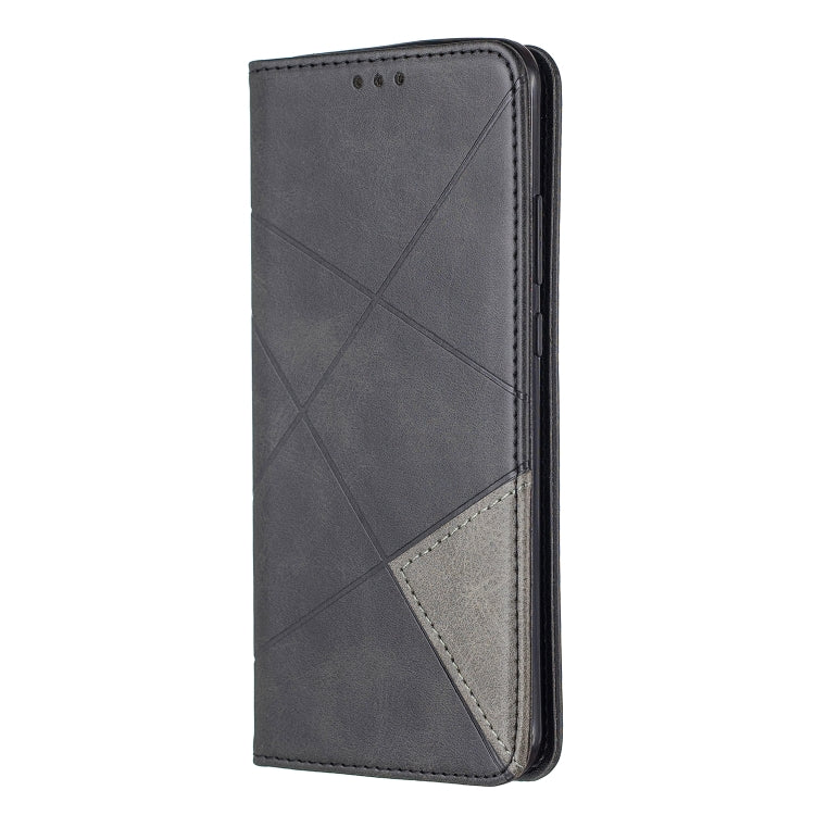 For Huawei P40 Pro Rhombus Texture Horizontal Flip Magnetic Leather Case with Holder & Card Slots & Wallet