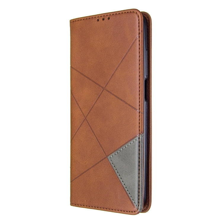 For Xiaomi Redmi K30 Rhombus Texture Horizontal Flip Magnetic Leather Case with Holder & Card Slots & Wallet