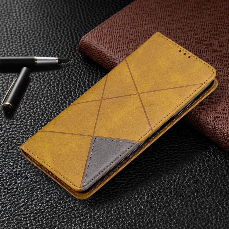 For Xiaomi Redmi K30 Rhombus Texture Horizontal Flip Magnetic Leather Case with Holder & Card Slots & Wallet