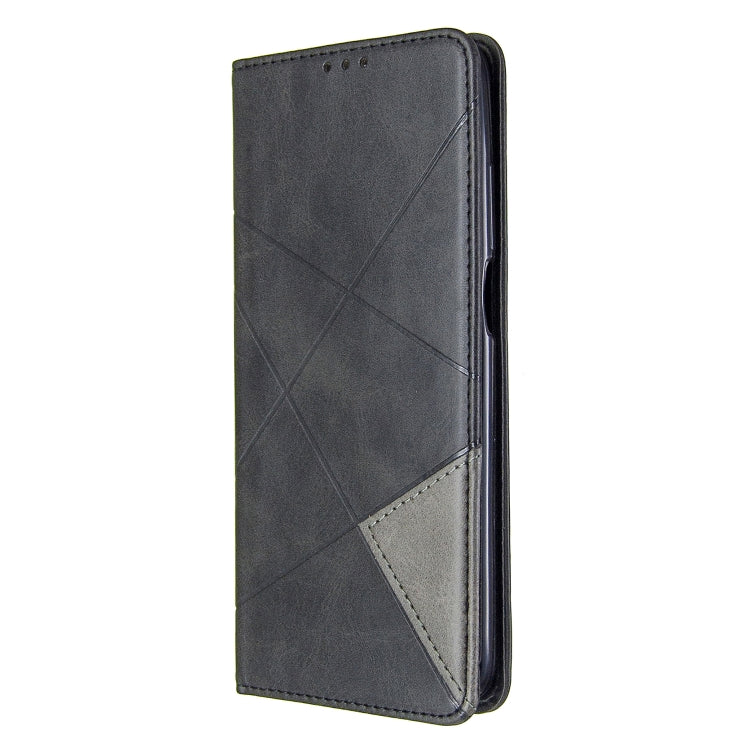 For Xiaomi Redmi K30 Rhombus Texture Horizontal Flip Magnetic Leather Case with Holder & Card Slots & Wallet