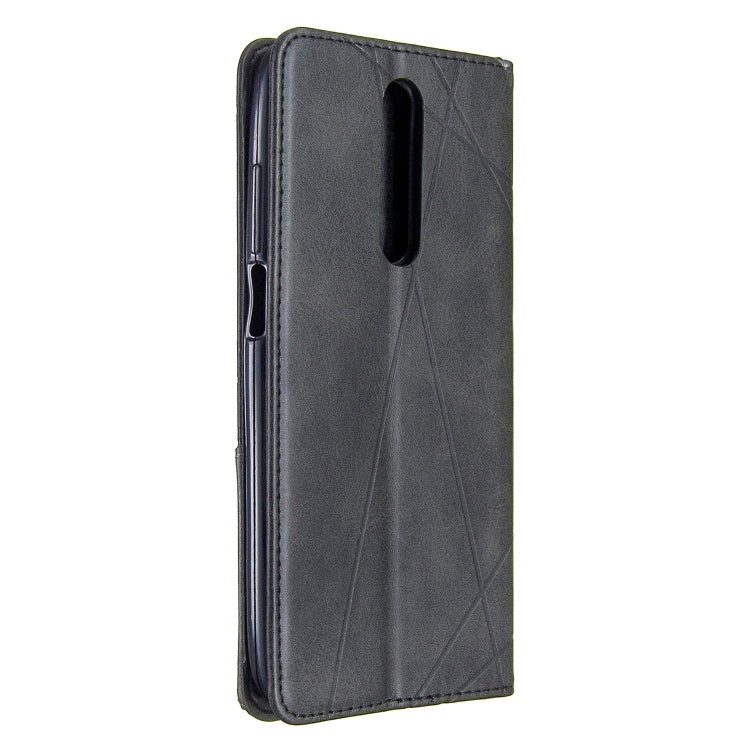 For Xiaomi Redmi K30 Rhombus Texture Horizontal Flip Magnetic Leather Case with Holder & Card Slots & Wallet
