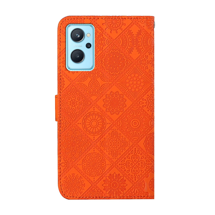 For OPPO Realme 9i Ethnic Style Embossed Pattern Leather Phone Case