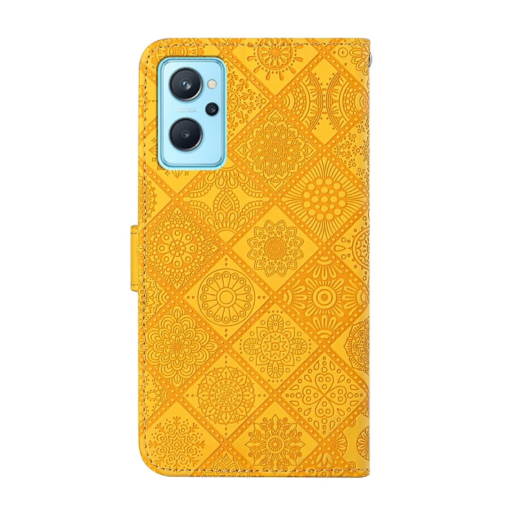 For OPPO Realme 9i Ethnic Style Embossed Pattern Leather Phone Case