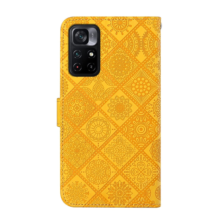 For Xiaomi Poco M4 Pro 5G Ethnic Style Embossed Pattern Leather Phone Case