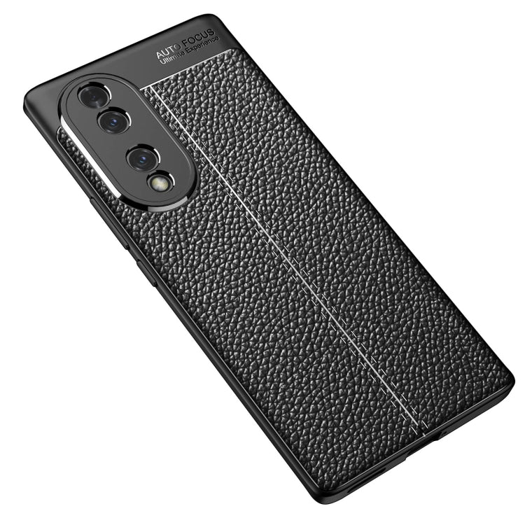 For Honor 70 Litchi Texture Shockproof TPU Phone Case