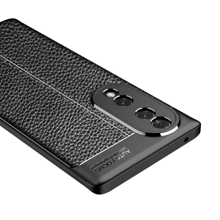 For Honor 70 Litchi Texture Shockproof TPU Phone Case