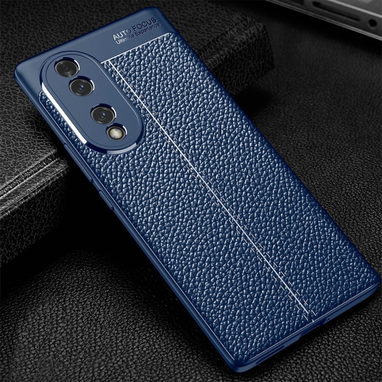 For Honor 70 Litchi Texture Shockproof TPU Phone Case