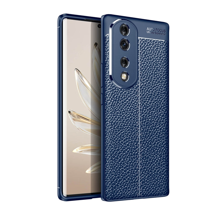 For Honor 70 Pro Litchi Texture Shockproof TPU Phone Case