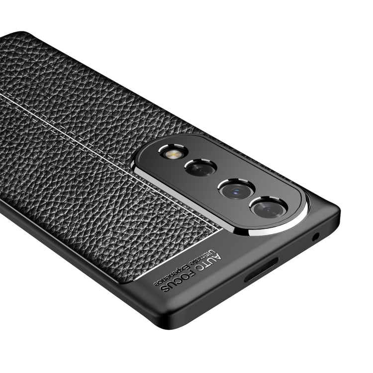 For Honor 70 Pro Litchi Texture Shockproof TPU Phone Case