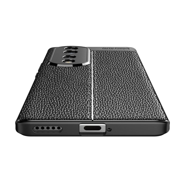 For Honor 70 Pro Litchi Texture Shockproof TPU Phone Case