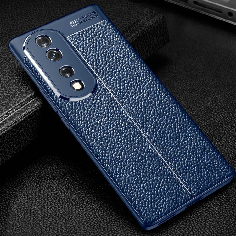 For Honor 70 Pro Litchi Texture Shockproof TPU Phone Case