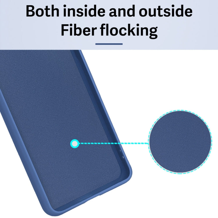 For Samsung Galaxy M23 5G Fine Hole Liquid Silicone Skin Feel Shockproof Phone Case with Card Slot