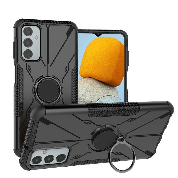 For Samsung Galaxy F23 / M23 5G Armor Bear Shockproof PC + TPU Phone Case with Ring