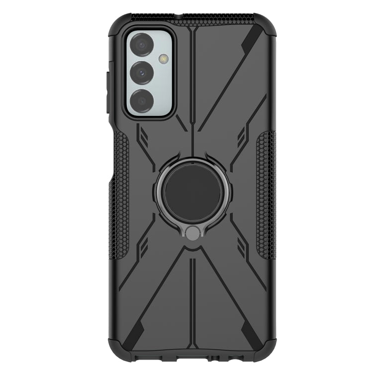 For Samsung Galaxy F23 / M23 5G Armor Bear Shockproof PC + TPU Phone Case with Ring