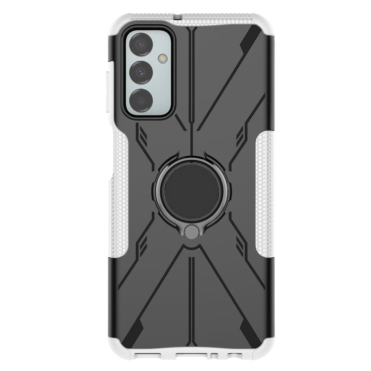 For Samsung Galaxy F23 / M23 5G Armor Bear Shockproof PC + TPU Phone Case with Ring