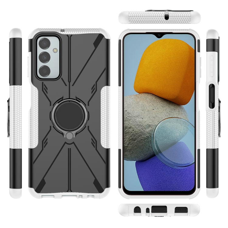 For Samsung Galaxy F23 / M23 5G Armor Bear Shockproof PC + TPU Phone Case with Ring